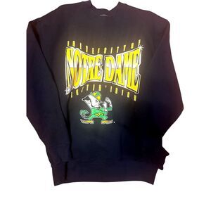 Vintage Notre Dame Irish Mens Salem sportwear Blue sweashirt size Lg